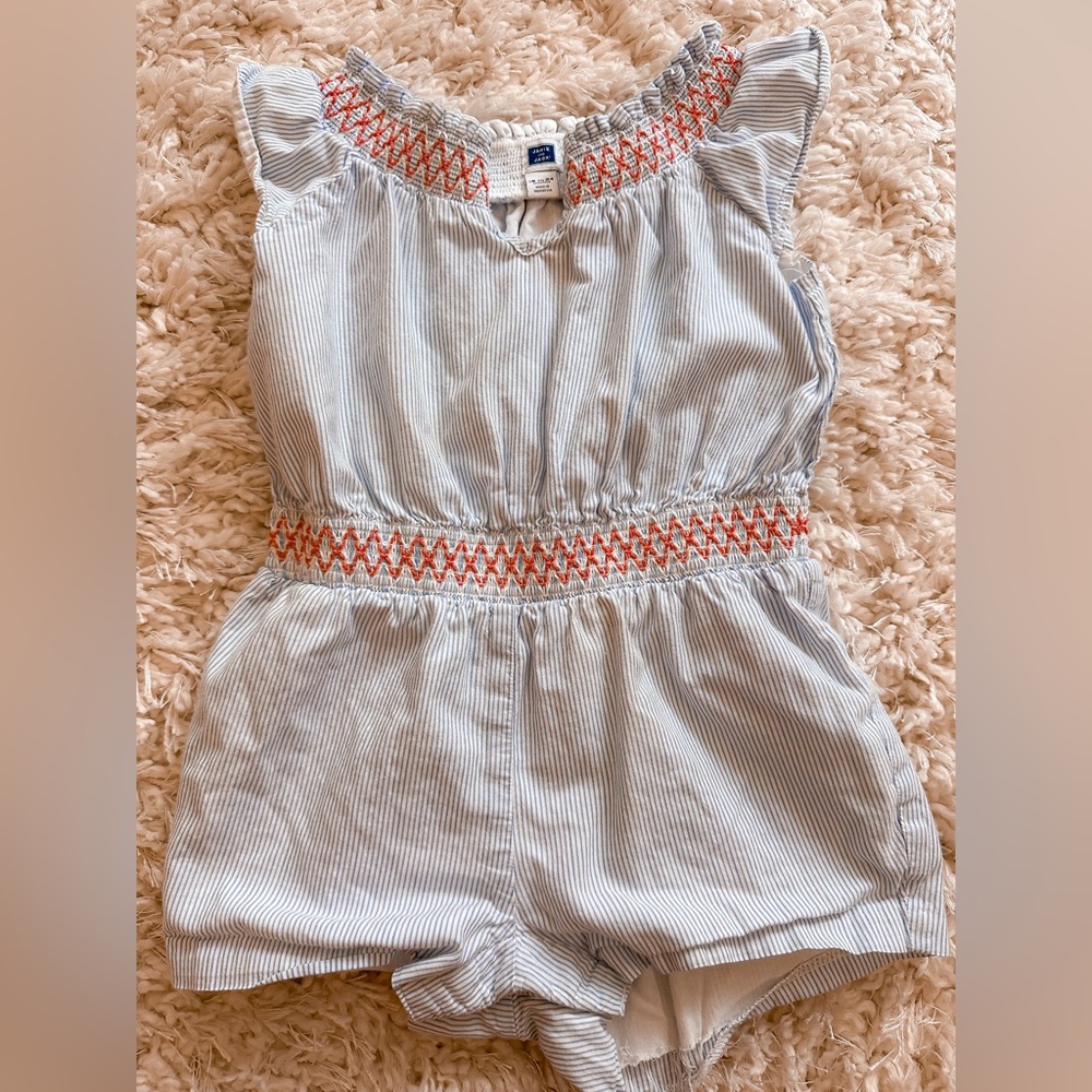 Janie and Jack striped romper